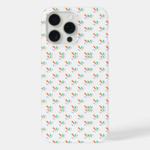 Capa de telefone com um padrão geométrico colorido