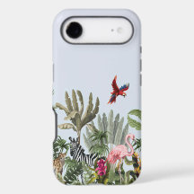 Capa de telefone com vida selvagem da selva tropic