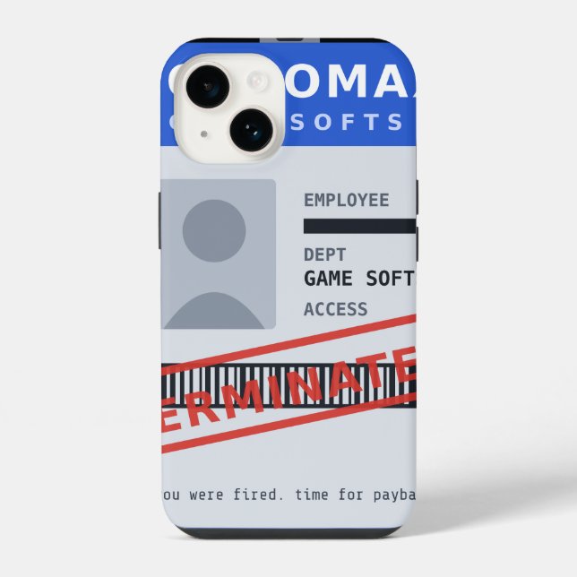 Capa de telefone CorpoMax Game Softs - Rescindido (Verso)
