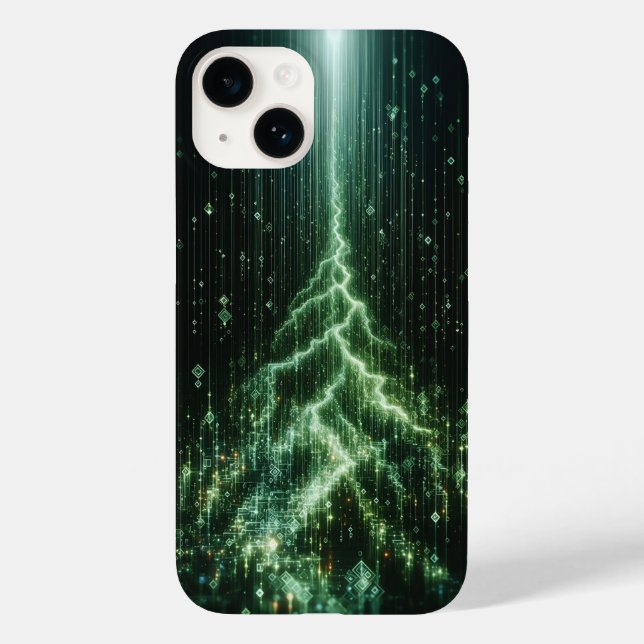 Capa de telefone Cybernetic Lightning Bolt - Brilh (Verso)
