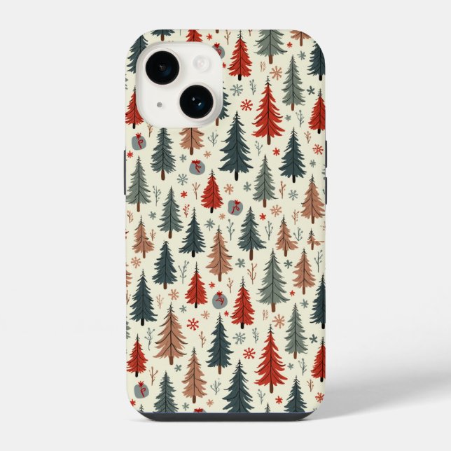 Capa de telefone da árvore de Natal (Verso)