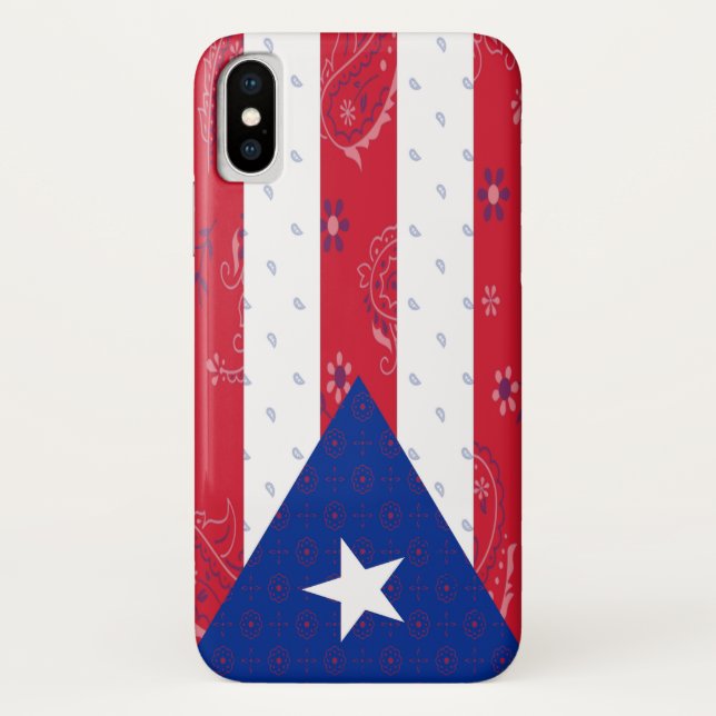 Capa de telefone da bandeira de Puerto Rico (Verso)
