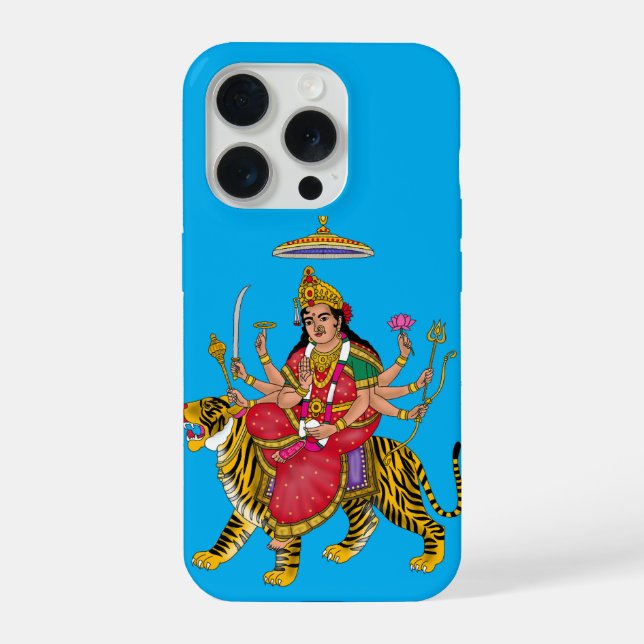 Capa de Telefone da Deusa Durga (Verso)