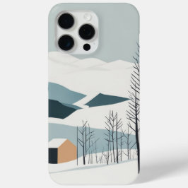 Capa de telefone de Abstrato de Arte das Montanhas