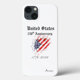 Capa de telefone de aniversário de 250 anos dos EU