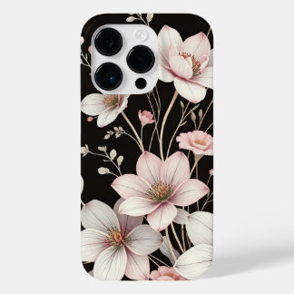 Capa de telefone de Arte da Linha Floral Elegante
