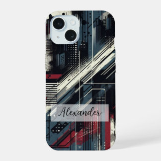 Capa de telefone de arte de Grafite brilhante com