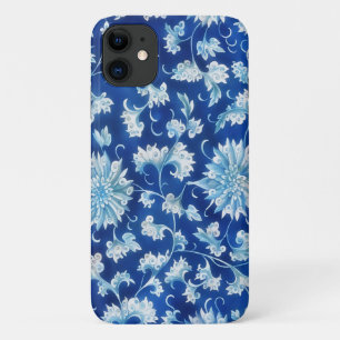 Capa de telefone de Arte Floral do Estilo Azul e A