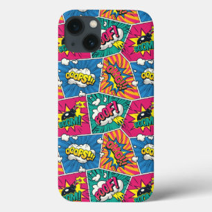 Capa de telefone de arte pop de história em quadri