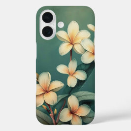 Capa de telefone de Árvore Plumeria Havaiana