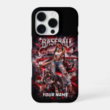 Capa de telefone de beisebol personalizada