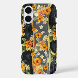 Capa de telefone de Camisas do Havaí Orange Hibisc