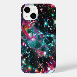 Capa de telefone de campo de estrela fosforescênci