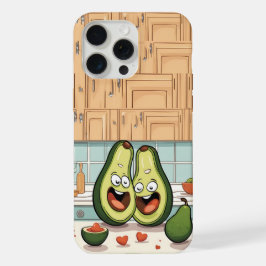 Capa de telefone de Casal Avocado | Funny Kawaii F
