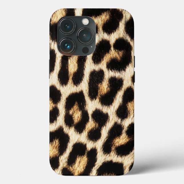 Capa de telefone de Casal-Mate Leopard, iPhone 13  (Verso)
