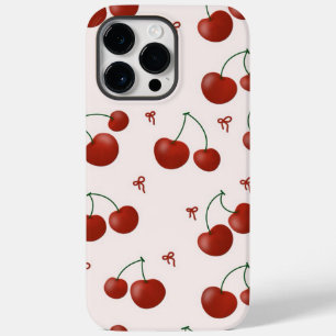 capa de telefone de cereja e arco