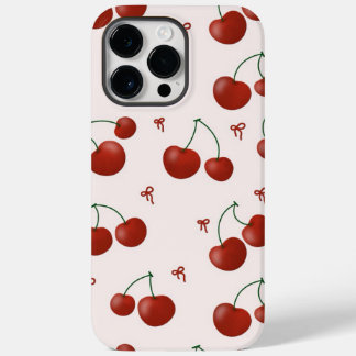 capa de telefone de cereja e arco