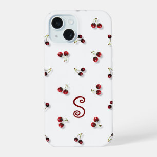 Capa de telefone de cerejas