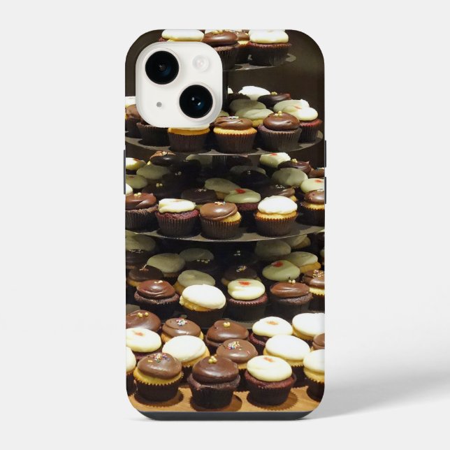 Capa de telefone de cupcakes (Verso)