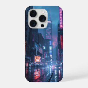 Capa de telefone de Cyberpunk Neon City