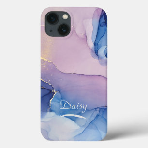 Capa de telefone de Design de Aquarela com Nome Pe