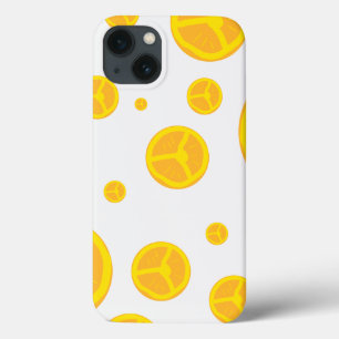 Capa de telefone de Design de laranja fresca e div