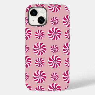Capa de telefone de doces de menta-pimenta