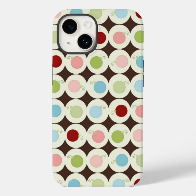 Capa de telefone de enfeites de natal (Verso)