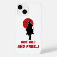 Capa de telefone de equitação incrível