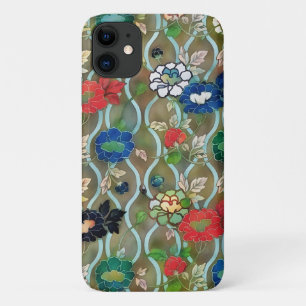 Capa de telefone de Estilo de Vintagem Flor de Art
