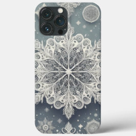Capa de telefone de flocos de neve
