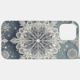 Capa de telefone de flocos de neve