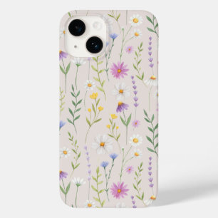 Capa de telefone de flor selvagem