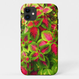 Capa de telefone de Flor Verde Rosa