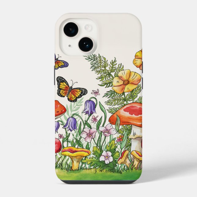 Capa de telefone de Flores de Verão (Verso)