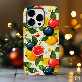 Capa de telefone de Frutas de Citros Vibrantes com