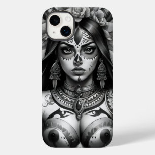 Capa de telefone de gabinete do morto, iPhone 14 P