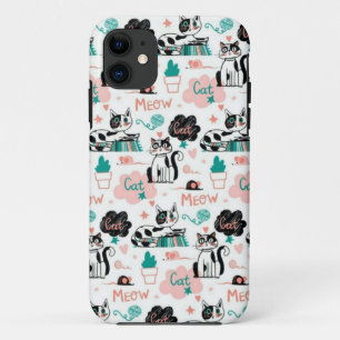 Capa de telefone de gatos divertidos
