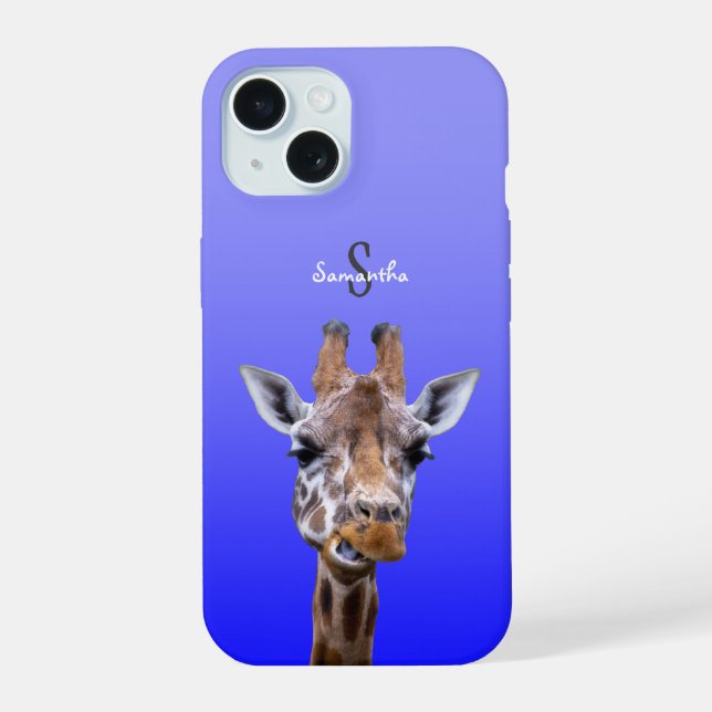 Capa de telefone de girafa (Verso)