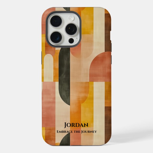 Capa de telefone de gradiente quente - Elegância r (Verso)