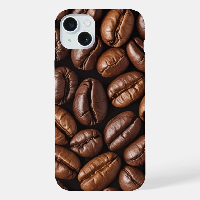 Capa de telefone de grão de café (Verso)