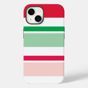 Capa de telefone de Greve de Natal Vermelha e Verd