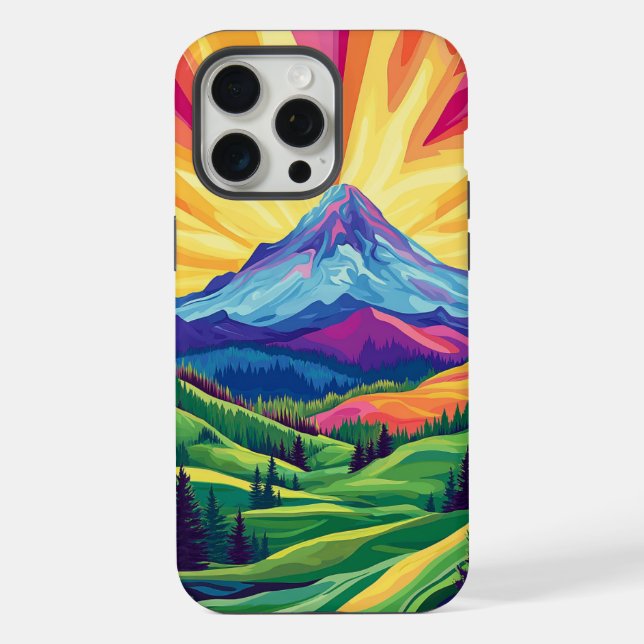 capa de telefone de Imagens de Montanha do iPhone (Verso)