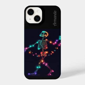 Capa de telefone de luzes de Natal personalizadas