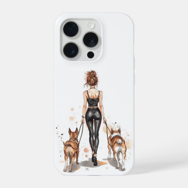 Capa de telefone de Mãe de Cachorro | Moda de Pass (Verso)