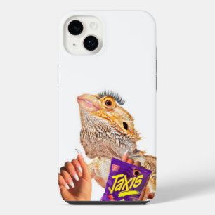 Capa de telefone de material dragão barrado