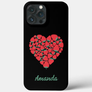 Capa de telefone de morango perfeito