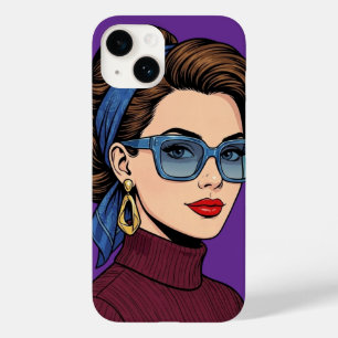 Capa de telefone de mulher Retro Pop Art