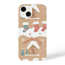 Capa de telefone de Natal Personalizada do Gingerp