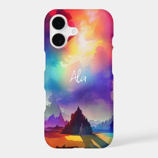 Capa de telefone de nome personalizado, abstrato m